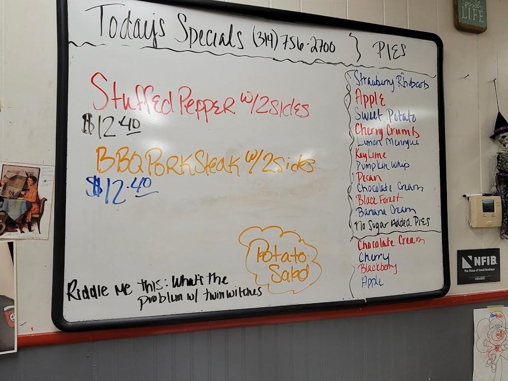 Dave's Diner Menu image 1